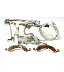 Mouth Speculum White Leather