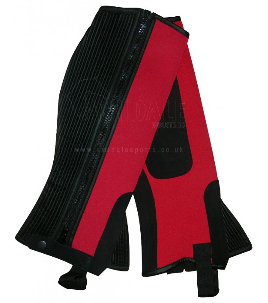 Neoprene Chaps Button Red 
